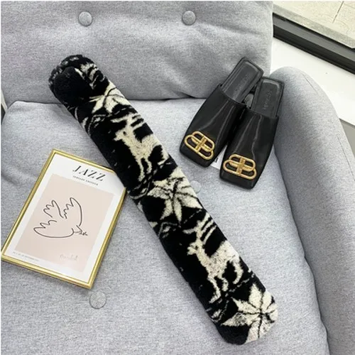 Both side fur leopard printed rabbit fur collar for overcoat, cute little hairy scarf in genuine rabbit fur 60*10cm SS - Цвет: 05 as picture