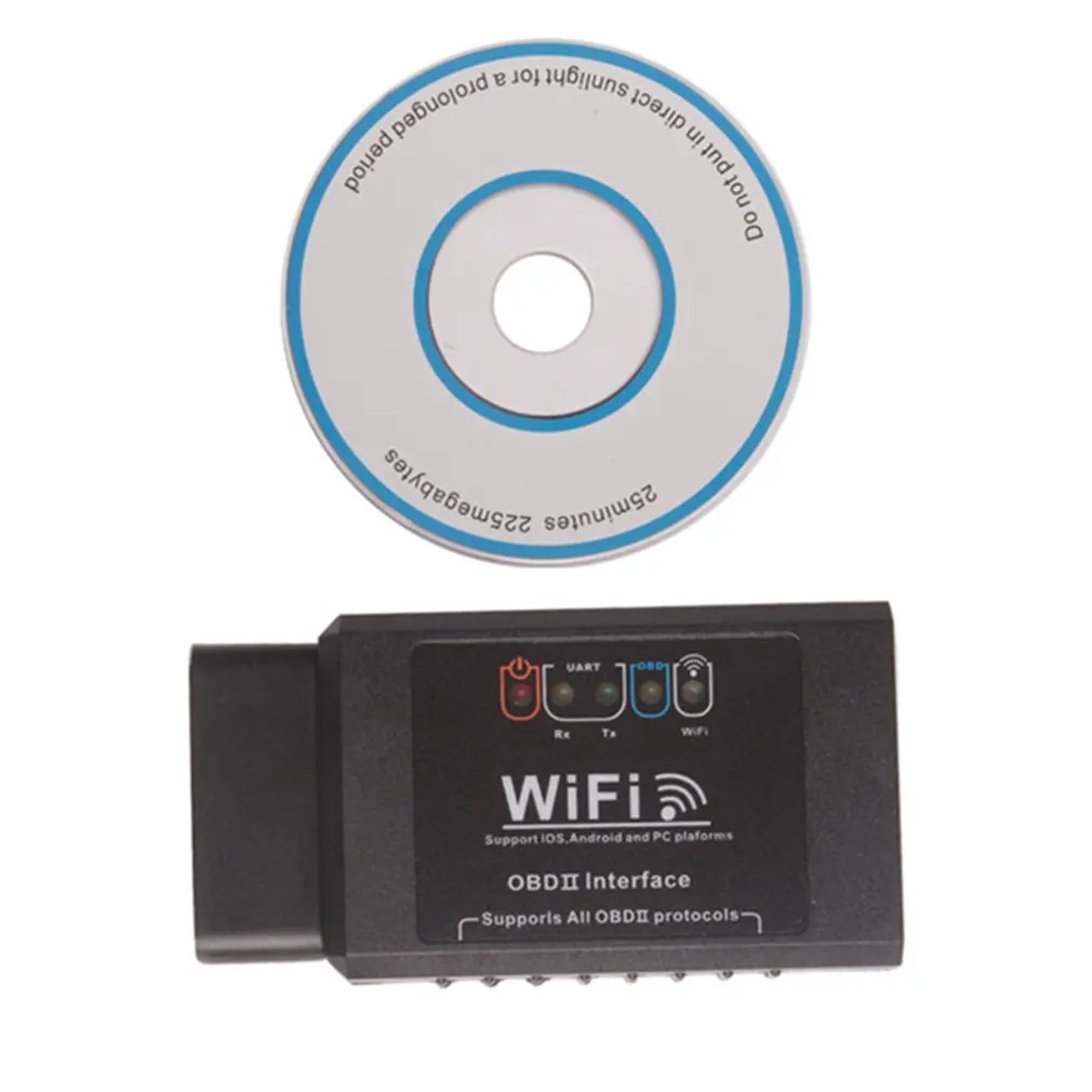 Wi-Fi OBDII сканер считыватель кодов автомобиля OBD2 диагностический инструмент Поддержка всех автомобилей OBD II для iOS и Android ПК