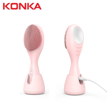 

KONKA Electric face cleansing brush Silicone USB facial cleansing brush Skin care cleanine machine IPX6 waterproof
