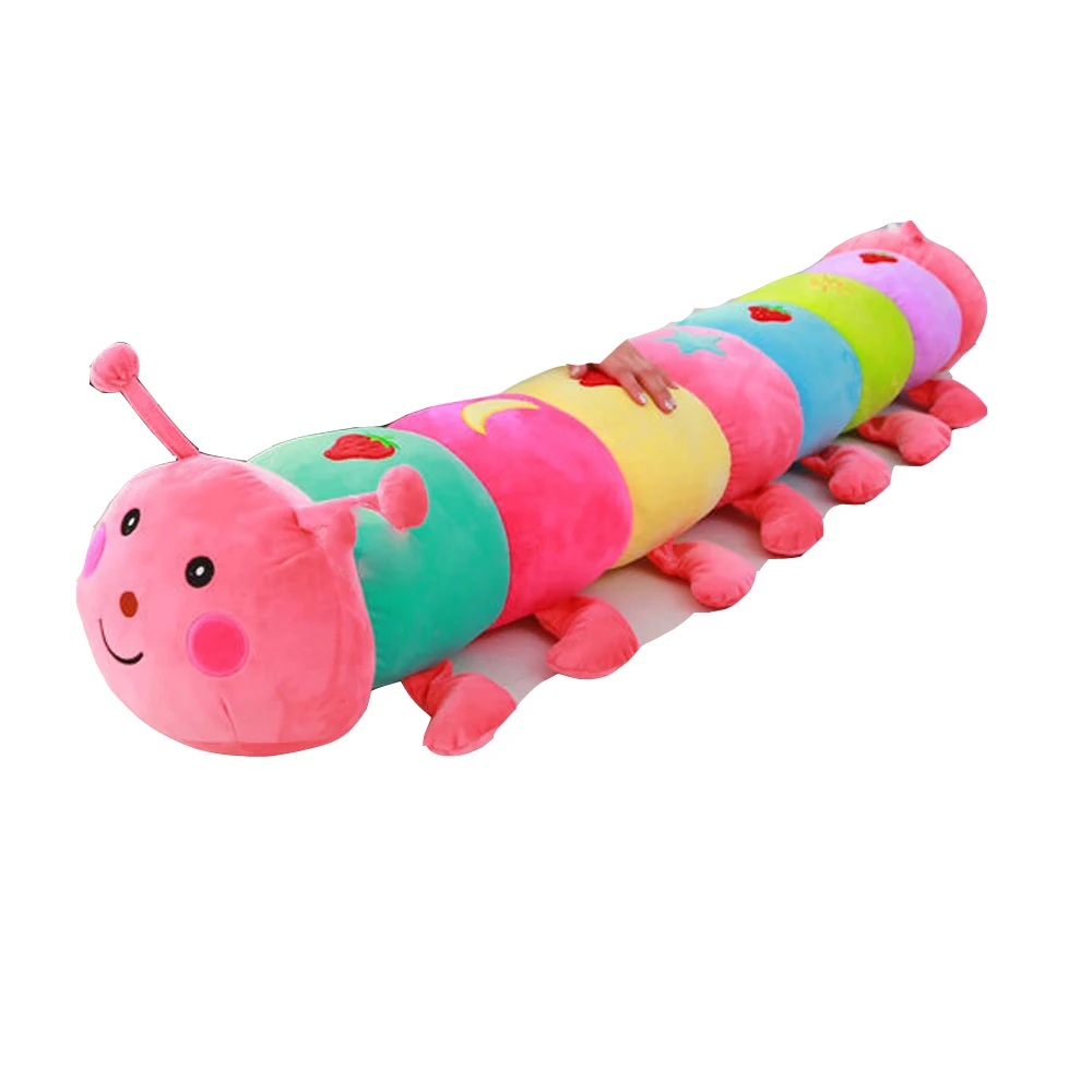 Baby Stuffed Plush Toy Birthday Gift Children Christmas Doll Lavender Colorful Caterpillar double e e232 002 1 20 car model excavator large rc truck engineering vehicle caterpillar digging boys toys model children gifts