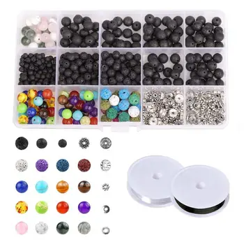 

4-8mm Loose Beads Crystal String Box Set for DIY Jewelry Making Accessories