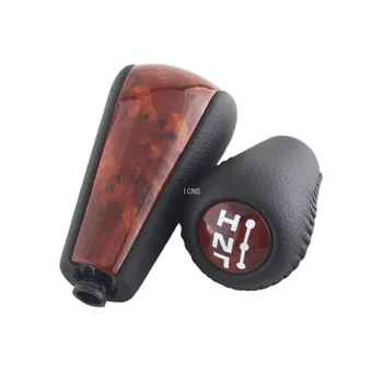 

For Toyota Prado 120 2003 2004 2005 2006 2007 2008 2009 Car Shift Head Replacement Leather Mahogany Accessories