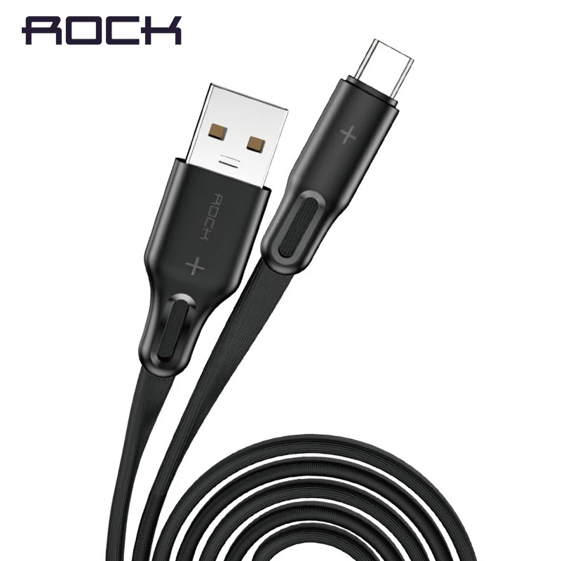 Рок QC 2 0 3 4 быстрое зарядное устройство USB C Тип кабель 5A для huawei Lite рro зарядка через