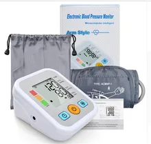 Digital Upper Arm Blood Pressure Monitor Heart Beat Rate Pulse Meter Tonometer Sphygmomanometer pulsometer measure Tensiometro automatic digital wrist cuff blood pressure monitor arm meter pulse sphygmomanometer heart beat meter lcd display convenient