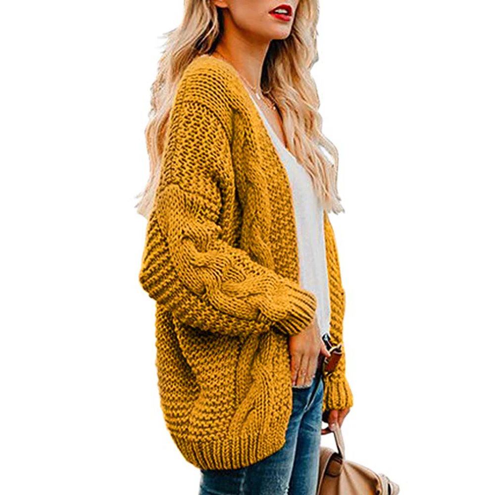 2020 Open Front Cardigan Sweaters Winter Autumn Woman Sweater Knitted Long Sleeve Cardigan Casual Outerwear Tops Cardigan Women 2020 Open Front Cardigan Sweaters Winter Autumn Woman Sweater Knitted Long Sleeve Cardigan Casual Outerwear Tops Cardigan Women