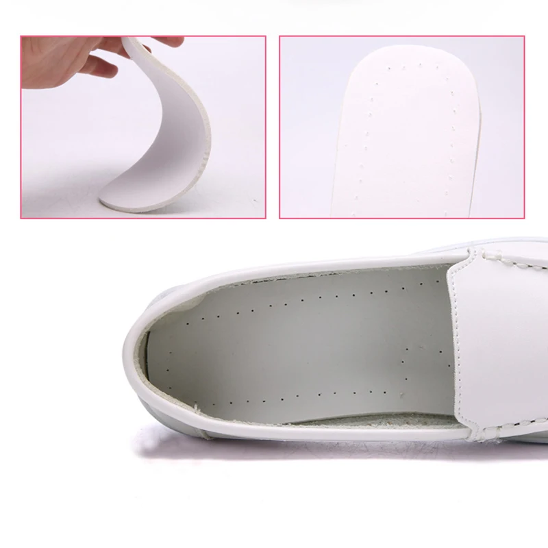 Кроссовки женские из экокожи плоская подошва без застежки лоферы дышащая обувь