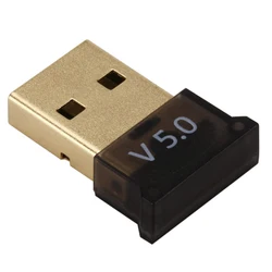 Áudio usb dongle adaptador sem fio usb bluetooth compatível 5.0 adaptador receptor transmissor de áudio sem fio dongle para portátil