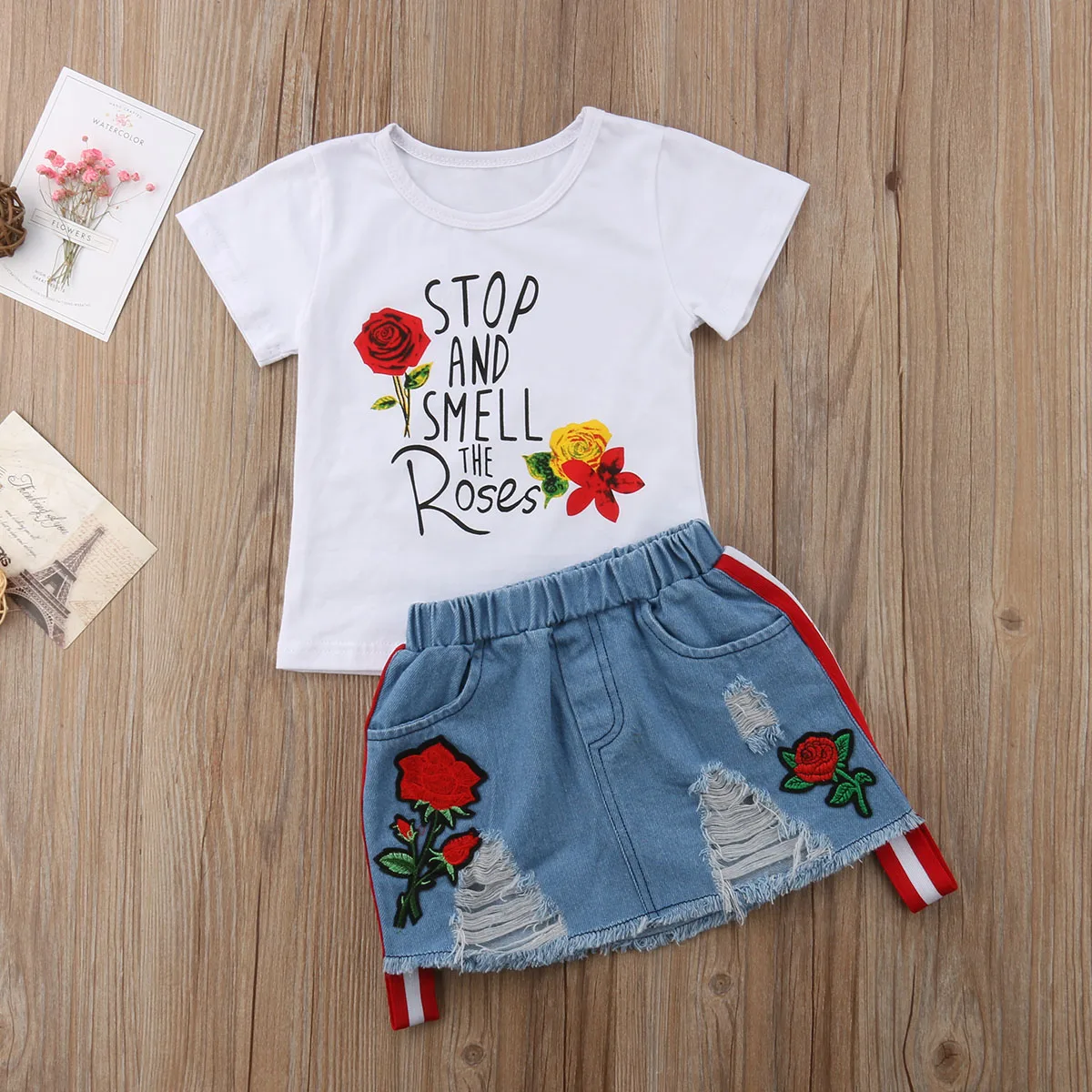 baby girl clothes with roses