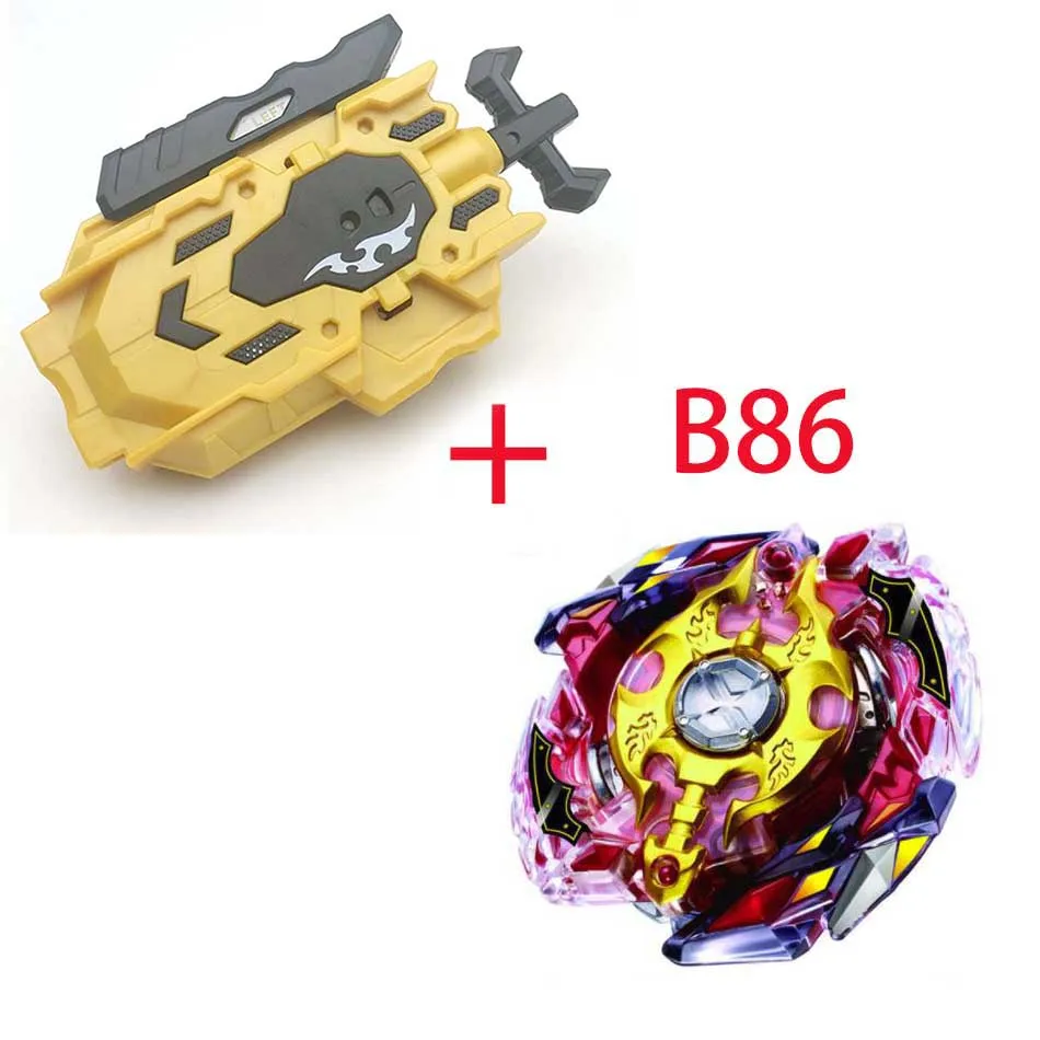 Beyblade Burst B118 CHO-Z VALKYRIE. Z. Ev с левым и правым двухсторонним пусковым устройством, металлический бустер, топ стартер, гироскоп, спиннинговая игрушка для боя - Цвет: B86