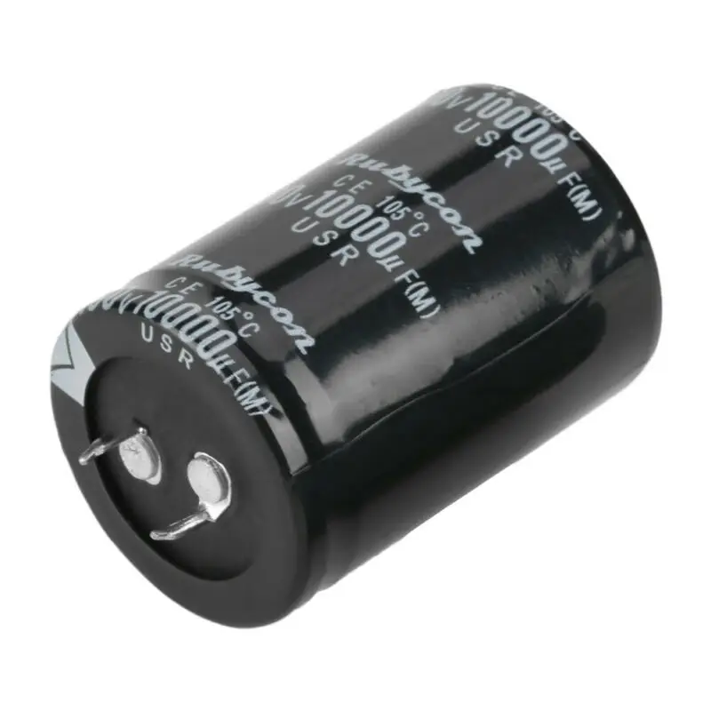 

105 Degree Celsius Electrolytic Capacitor 10000uF 100V Black DIY Accessory 2x