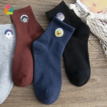 

Spring and summer tube sports socks flower leisure cotton socks cartoon ladies socks Glittery