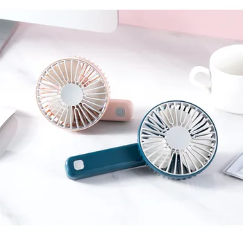 

Summer Cooler Portable Fan Handheld Mini Fan USB Charging Desk Fans Rechargeable Adjustable 3 Speed For Office Outdoor Travel
