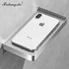 Falangshi Bathroom Shelf Phone Storage Rack Shelves Stainless Steel Wall Mount Shower Basket Holder Phone Holder WB8015 3
