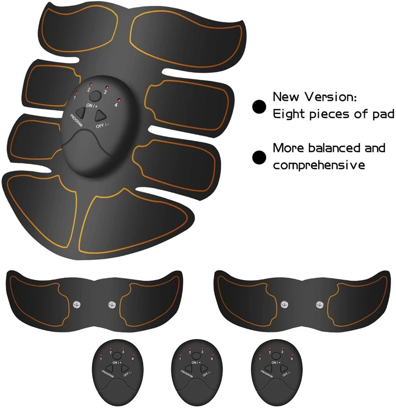 EMS Vibromassage Muscle Stimulator Massager Electric ABS Anti-cellulite Massager For Weight Loss Fitness Exercise Massageador