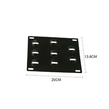 License Plate Bumper Mount Bracket Holder Flush Fits Volkswagen Jetta MK6 13-18