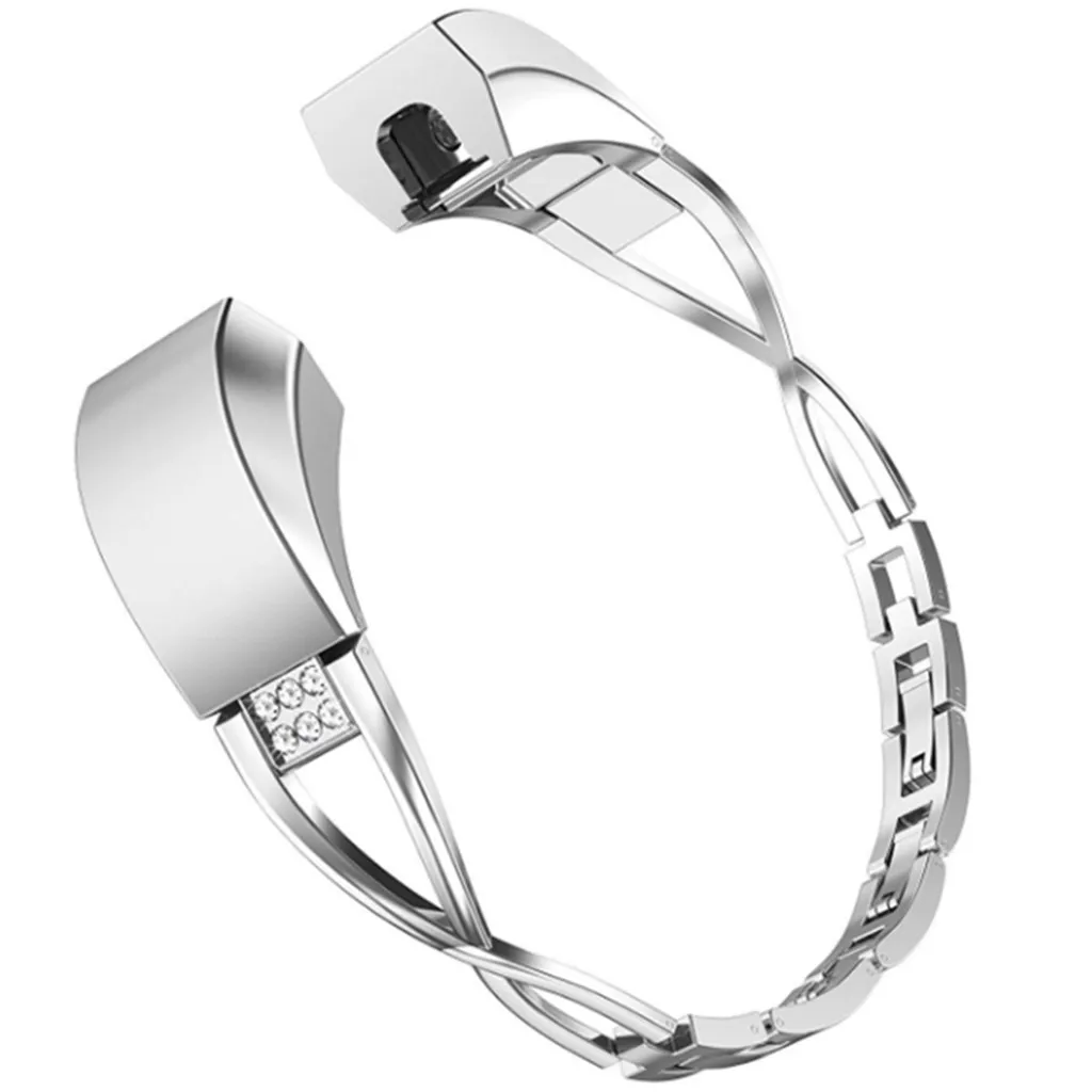 SL GEMIXI наручные часы, подходящие для Fitbit Alta, Сменные Металлические просверленные наручные часы с ремешком-браслетом ремешки для часов 19Sep26 - Цвет ремешка: SL