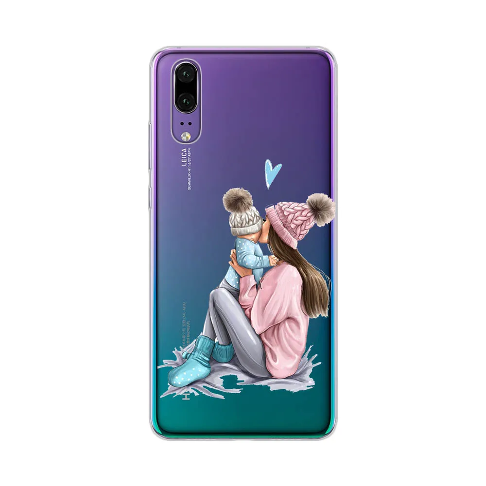 C64 Чехол для huawei P20 Lite Pro Baby MaMa Super Mom Girl, милый чехол для телефона P10 Lite Plus P8 P9 Lite P30 Lite Pro - Цвет: C64