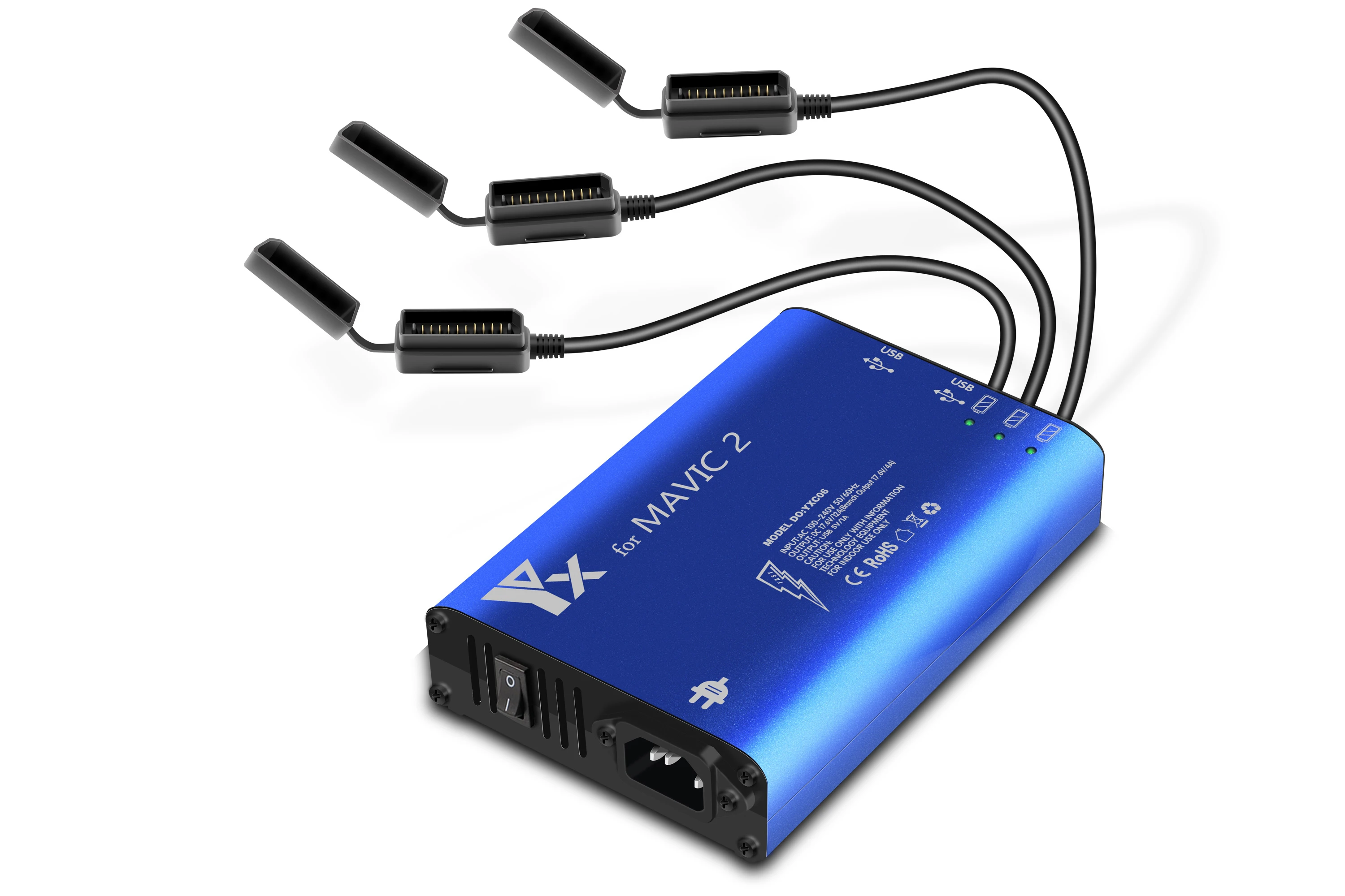 Chargeur de batterie DJI Noir pour Mavic 2