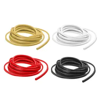 

Hot Rubber Car Door Seal Strip Noise Windproof Door Seal Protection Sealant Strip B pillar accessories 5M 10x8mm