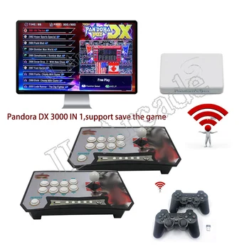 

Pandora box DX 3000 in 1 wireless arcade game console 2 Players controller console can add 3000 games 3d Tekken Mortal Kombat