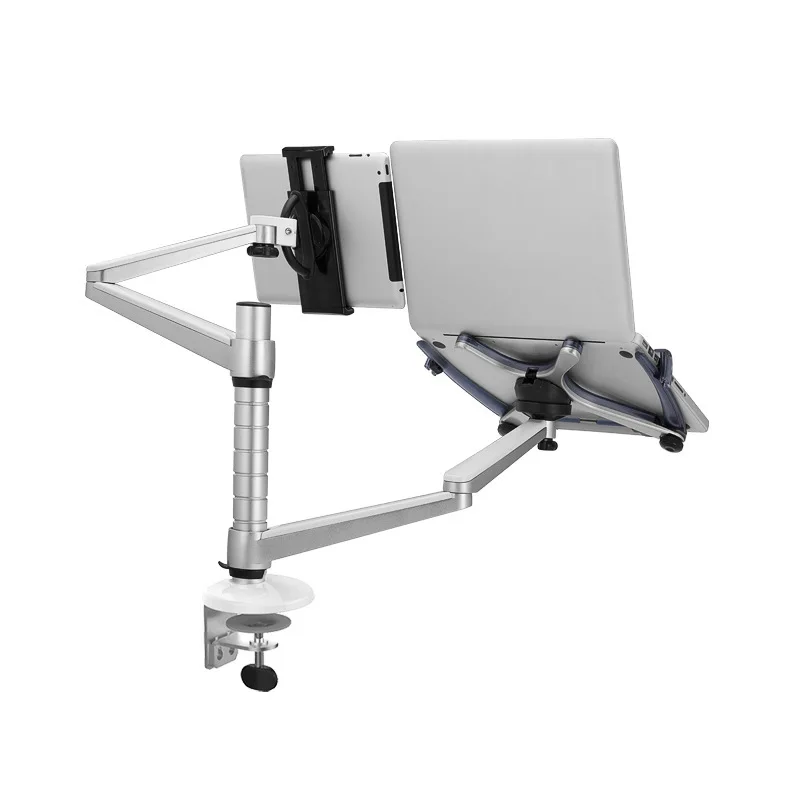 

UP OA-9X Office Aluminium Alloy Laptop Stand Tablet Combination Arms Holder Lazy Universal