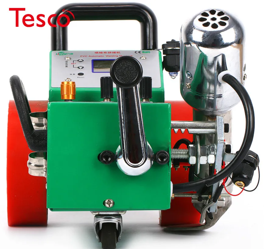 

Hot air welder with one year warranty and one more heater for banner welding/tarpaulin welding machine