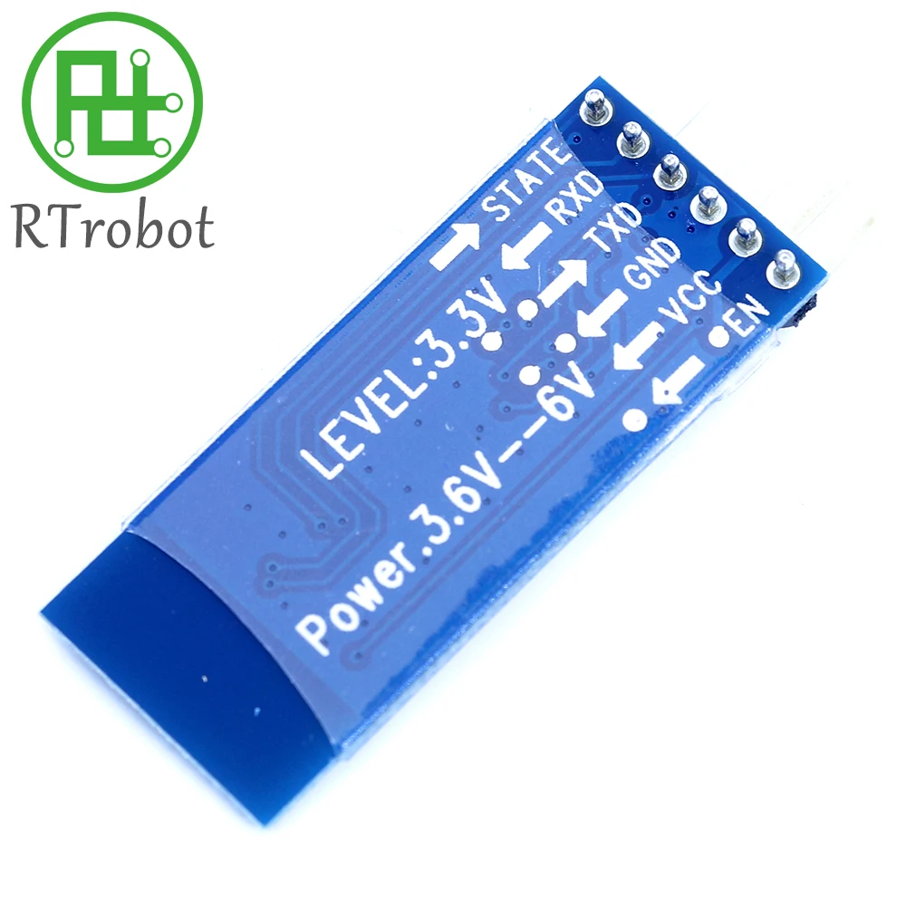 HC05 HC-05 Master-Slave Integrated Bluetooth Serial Pass-through Module, Wireless Serial Data image_1