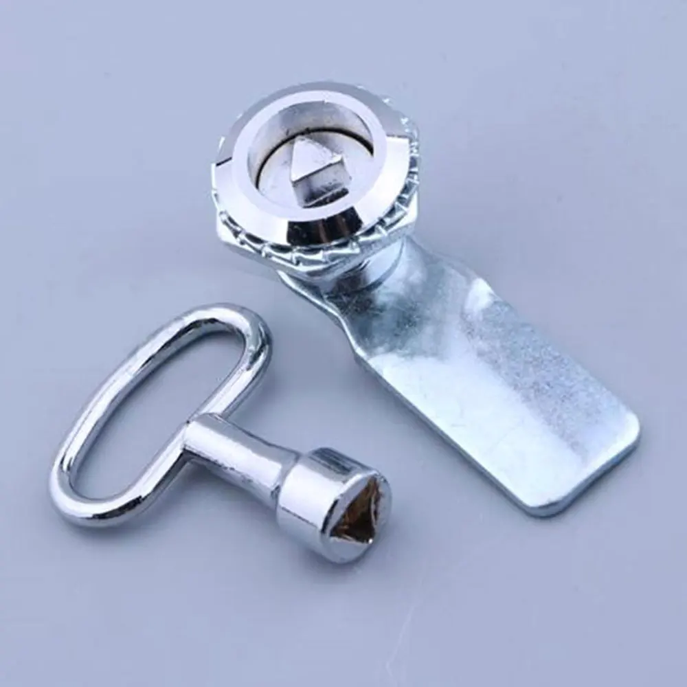 Multifunctional Gas Meter Cam Lock With Key Round Triangle Square Hole For Subway Train Elevator Shoes Cabinet Trash Can Drawer cam lock