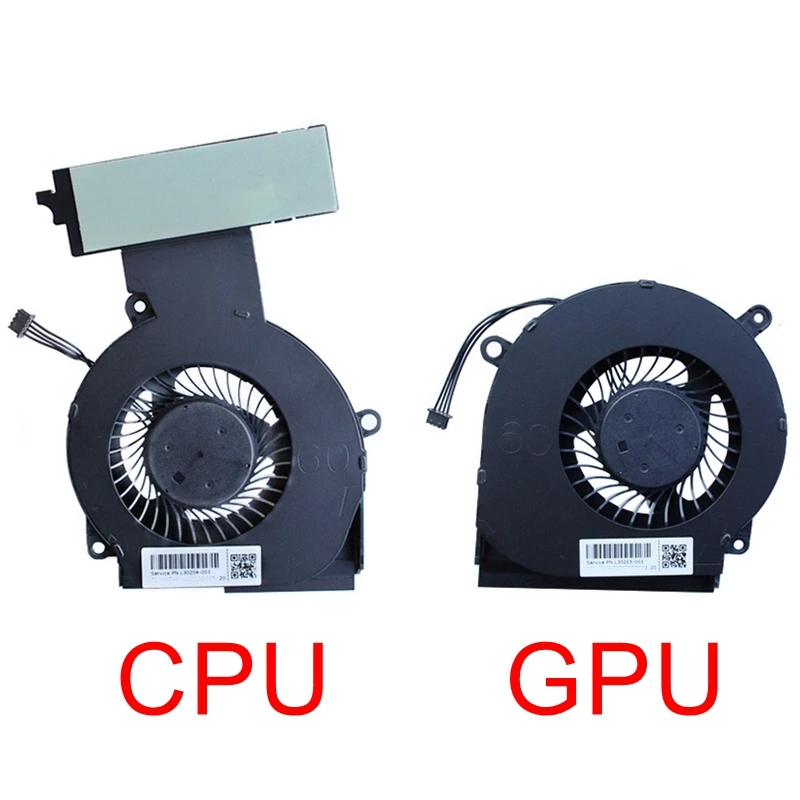 Новый оригинальный процессор GPU вентилятор охлаждения для HP Gaming NB WASD 4 5 pro IV Omen 15-DC