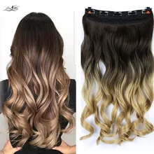 Xuanguang de peixe extensano do cabelo das mulheres marrom natural em linha reta longa fibra sintética de alta temperatura