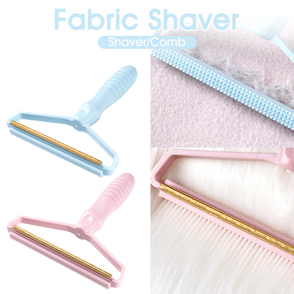 

Manual Fabric Shaver Lint and Pilling Remover Two-Sided Fuzz Shaver with Fabric Comb