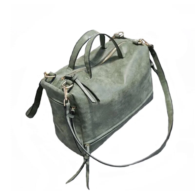 Новая модная женская сумка из нубука верхняя винтажная женские сумки