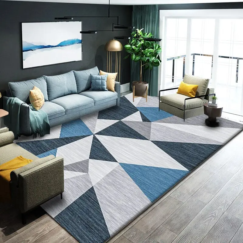 Ковер с нордическим узором, гостиная, пасторальный ковер для спальни, классический ковер, Диванный кофейный столик, коврик для пола, домашний декор, кабинет, коврики