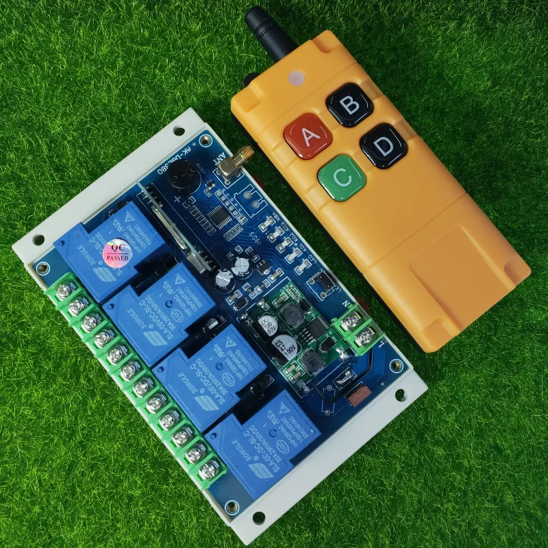 工控12V-48V四路+GK06TX 4键4