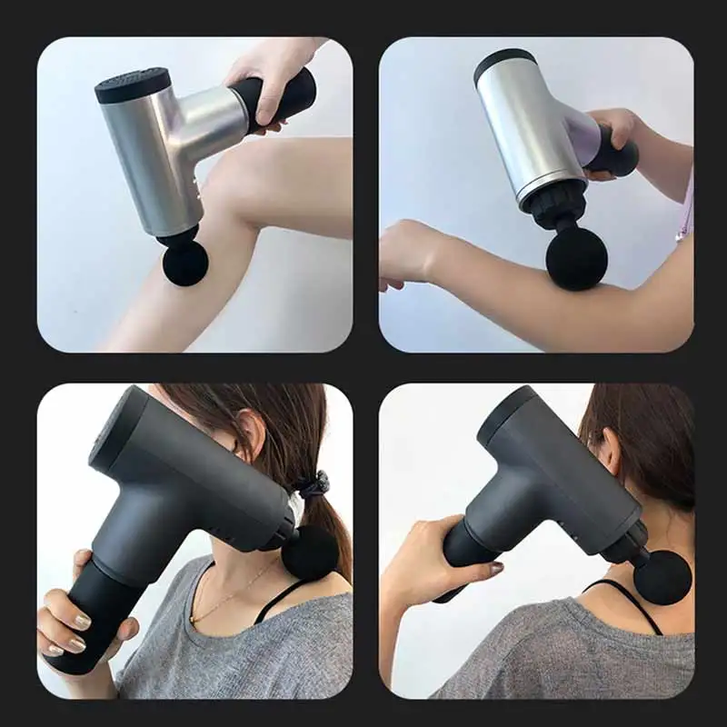 

High-quality muscle massage gun High-speed vibration massage gun can relieve pain and relax the body after fitness