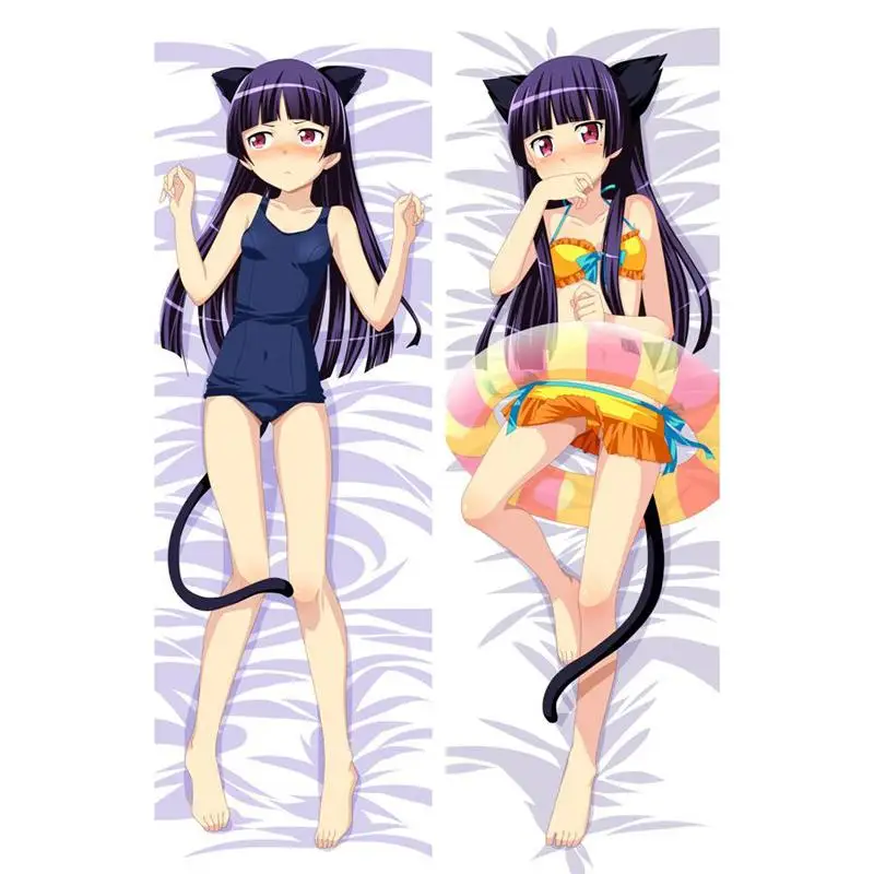 

3D Double-sided Japanese Characters Anime Oreimo Cushion Throw Otaku Dakimakura Gift Bedding Hugging Body Pillow Case 150x50 CM