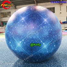 Гигантский надувной лунный шар со светодиодным светильник, гигантский надувной воздушный шар с планетой на продажу