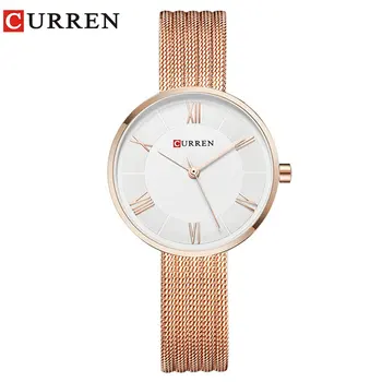 

Carrian 9020 New Ladies Watch Business Watch Fashion Watch Net Belt Watch Waterproof Watch Quartz Watch