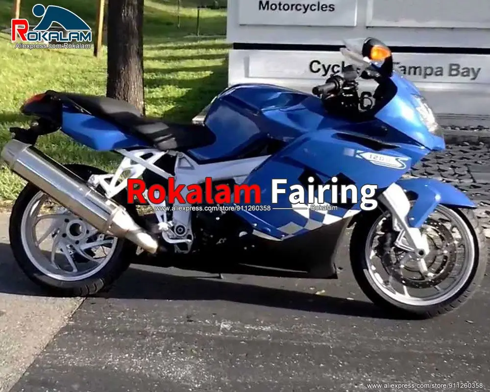 

Обтекатели из АБС-пластика для BMW K1200S 2005 2006 2007 K1200-S 05 06 07 08 Белый Черный Синий послепродажный Набор Для Спортивного Велосипеда