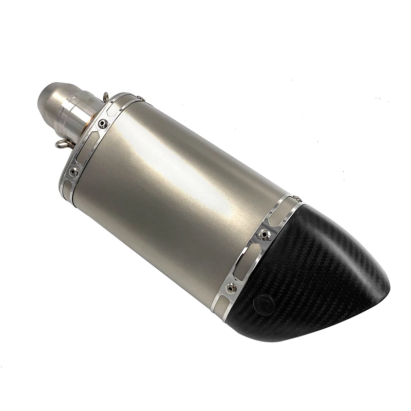 38mm-51mm Modify Exhaust Motorcycle Motocross Exhaust Muffler For KTM DUKE MT-07 MT09 R3 Z900 Z750 CB650R Pit bike escape moto4