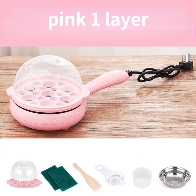 Electric Frying Pan Egg Steamer Omelette Steak Fryer Skillet Egg Boiler Steamer Cooker 110v220v Breakfast Skillet