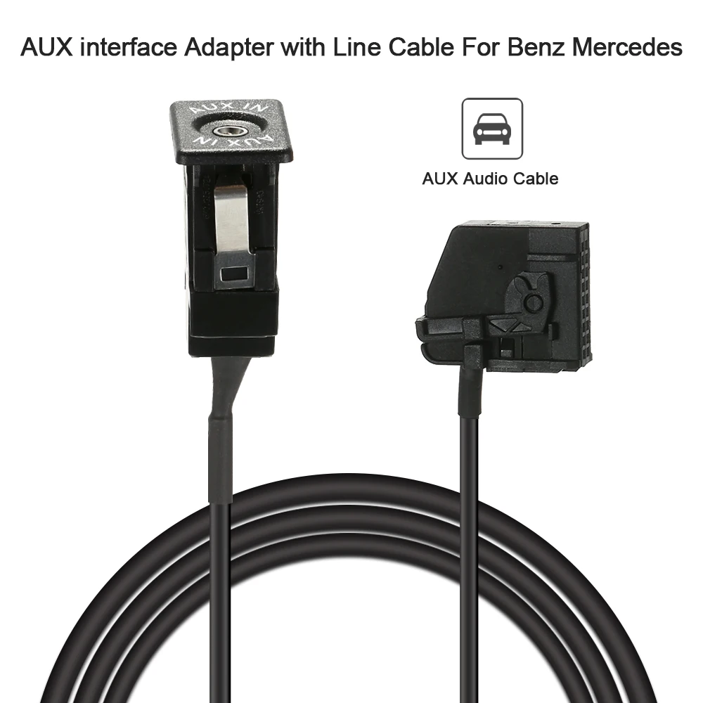 Интерфейсный адаптер AUX с линейным кабелем для mercedes benz
