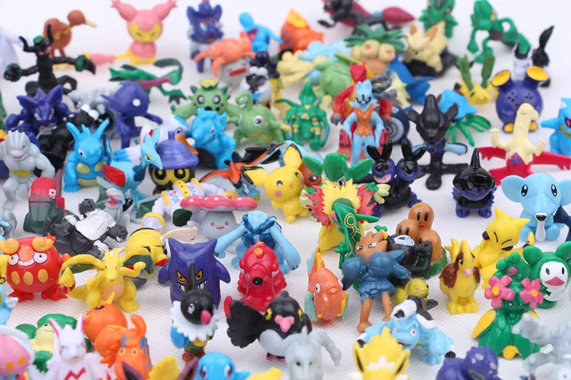 Pokemon characters - All Pokemons Cute and Small Toy Figures (Different Number of Pieces/Set)
