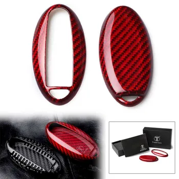 

Real Carbon Fiber Remote Smart Key Cover Case For Nissan 370Z 350Z & For Infiniti Q30 Q40 Q50 Q60 Q70 Q80 EX37 EX35 FX50 QX56