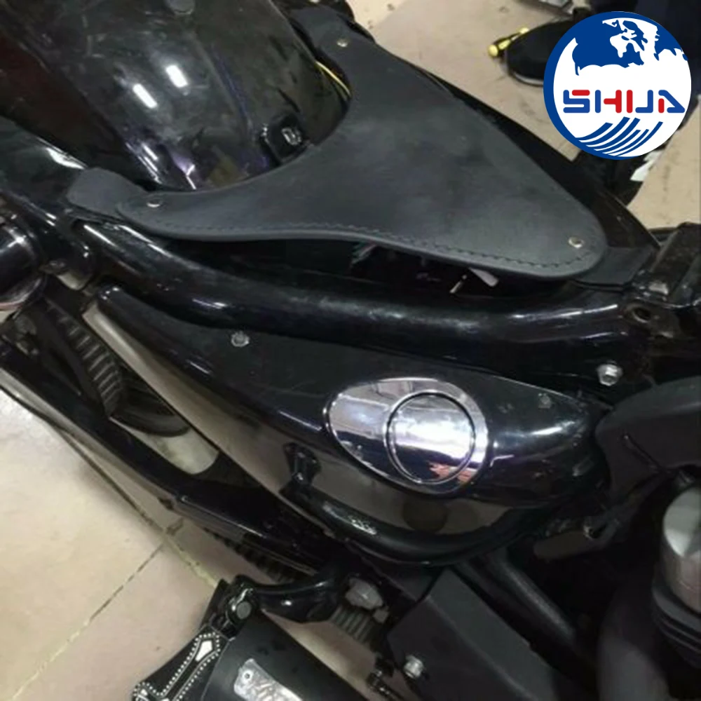 Мотоциклетный черный резиновый чехол для соло защита от пыли/дождя Harley 2004 2006 XL 2010