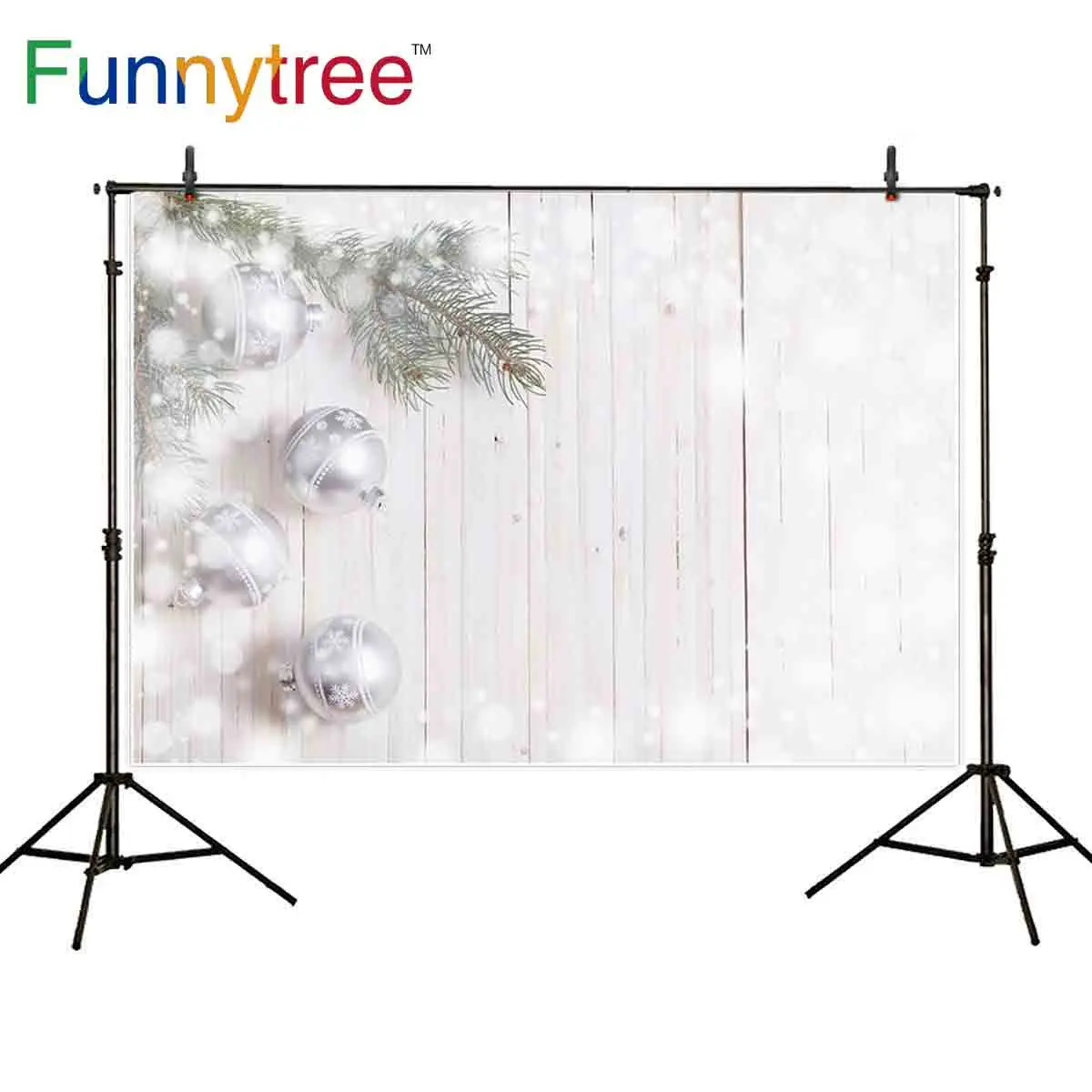 Фон Funnytree для фотосъемки с изображением зимнего колокольчика рождественской