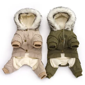 

Pet Dog Winter Coat Warm Thicken Pet Outdoor Clothing Hoodies Costume Puppy Clothes Jackets OZ