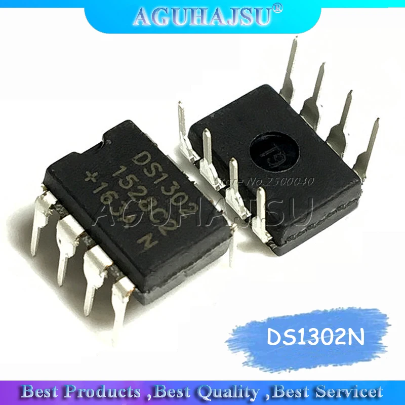 10 шт. DS1302N DIP8 DS1302 DIP-8 микросхема для подзарядки с таймером Новый и оригинальный |