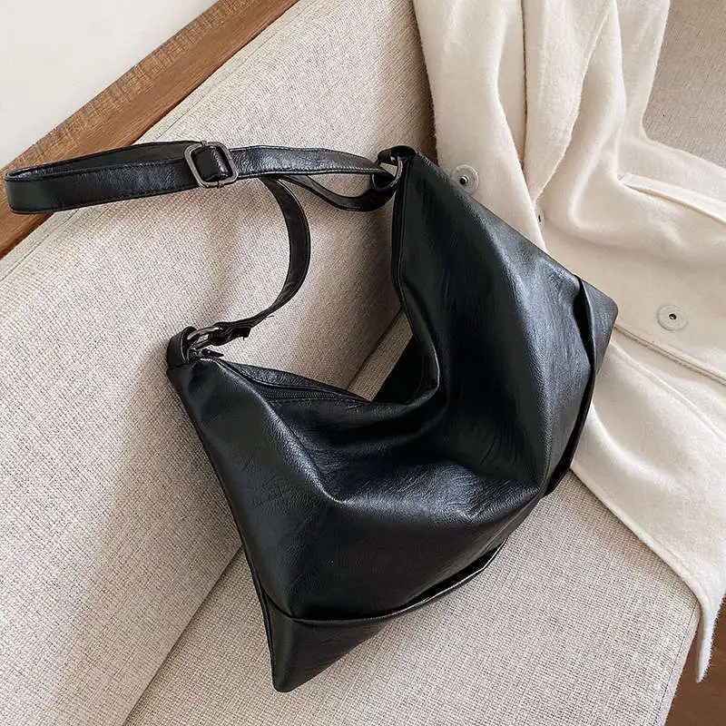 

Solid Color PU Leather Crossbody Bags For Women 2020 High Capacity Shoulder Messenger Bag Female Travel Handbags