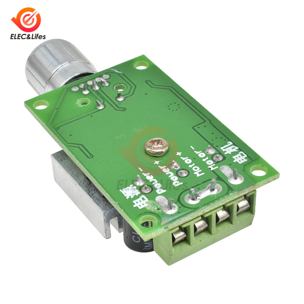 DC 12V-30V 6V 12V 24V 30V 10A PWM DC Motor Speed Controller Governor Heat Sink Speed Regulator LED Dimming Dimmer Control